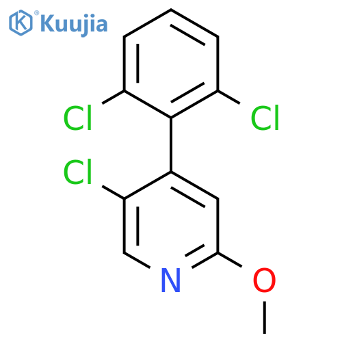 5-Chloro-4-(2,6-dichlorophenyl)-2-methoxypyridine structure