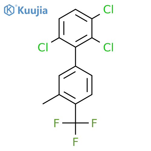 3'-Methyl-2,3,6-trichloro-4'-(trifluoromethyl)biphenyl structure