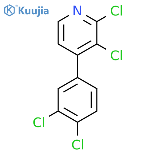 2,3-Dichloro-4-(3,4-dichlorophenyl)pyridine structure
