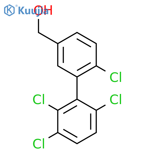 6,2',3',6'-Tetrachlorobiphenyl-3-methanol structure