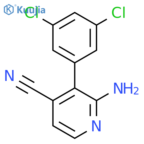 2-Amino-3-(3,5-dichlorophenyl)isonicotinonitrile structure