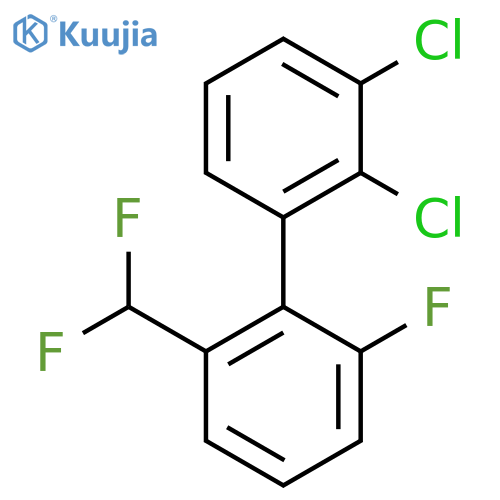 2,3-Dichloro-2'-difluoromethyl-6'-fluoro-biphenyl structure