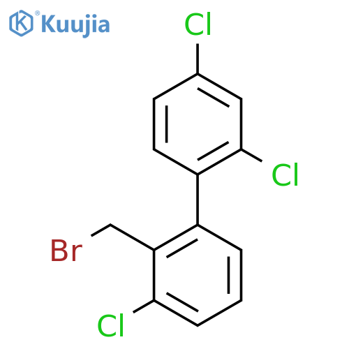 2'-Bromomethyl-3'-chloro-2,4-dichloro-biphenyl structure