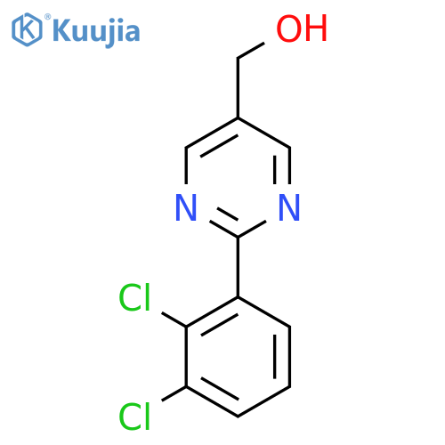 2-(2,3-Dichlorophenyl)pyrimidine-5-methanol structure