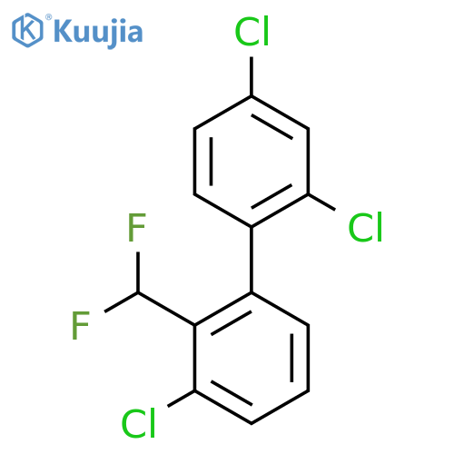 3'-Chloro-2'-difluoromethyl-2,4-dichloro-biphenyl structure