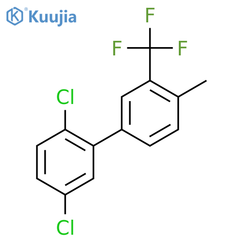 2,5-Dichloro-4'-methyl-3'-trifluoromethyl-biphenyl structure