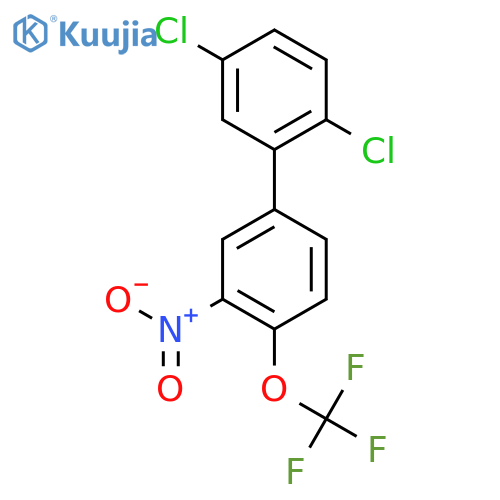 2,5-Dichloro-3'-nitro-4'-trifluoromethoxy-biphenyl structure