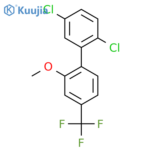2,5-Dichloro-2'-methoxy-4'-trifluoromethyl-biphenyl structure