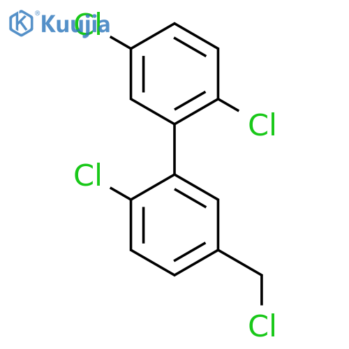 2'-Chloro-5'-chloromethyl-2,5-dichloro-biphenyl structure