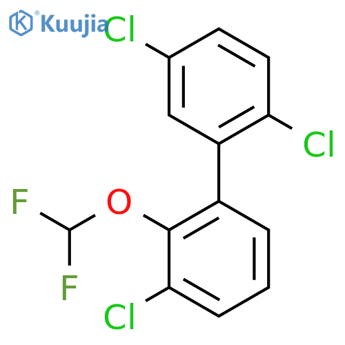 3'-Chloro-2,5-dichloro-2'-difluoromethoxy-biphenyl structure