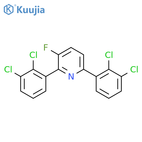 2,6-Bis(2,3-dichlorophenyl)-3-fluoropyridine structure