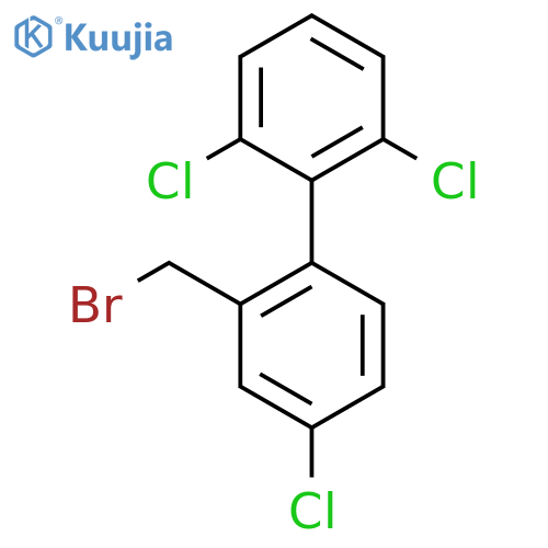2'-Bromomethyl-4'-chloro-2,6-dichloro-biphenyl structure