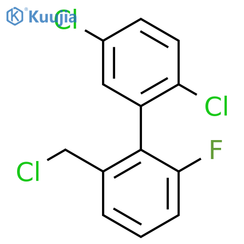 2'-Chloromethyl-2,5-dichloro-6'-fluoro-biphenyl structure