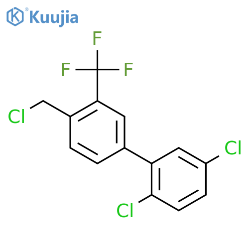 4'-Chloromethyl-2,5-dichloro-3'-trifluoromethyl-biphenyl structure