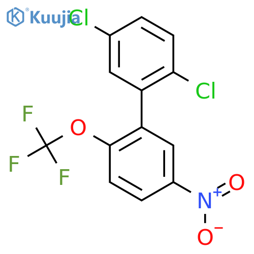2,5-Dichloro-5'-nitro-2'-trifluoromethoxy-biphenyl structure