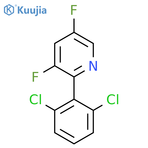 2-(2,6-Dichlorophenyl)-3,5-difluoropyridine structure