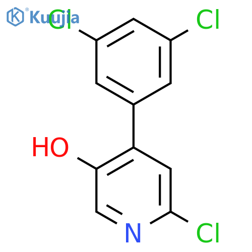 2-Chloro-4-(3,5-dichlorophenyl)-5-hydroxypyridine structure