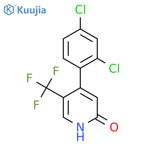 4-(2,4-Dichlorophenyl)-2-hydroxy-5-(trifluoromethyl)pyridine structure