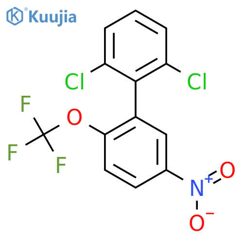 2,6-Dichloro-5'-nitro-2'-trifluoromethoxy-biphenyl structure