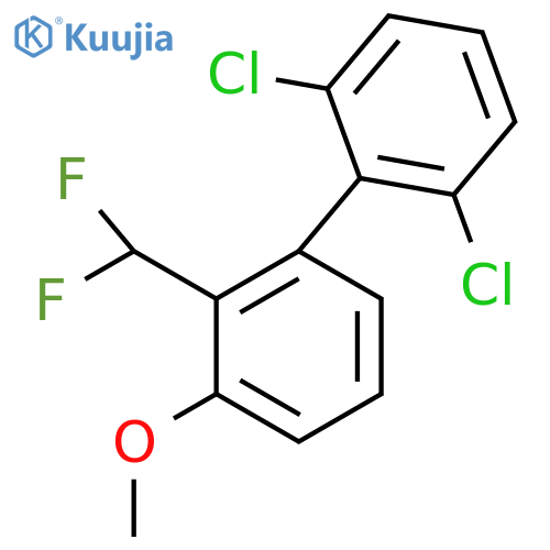 2'-Difluoromethyl-2,6-dichloro-3'-methoxy-biphenyl structure