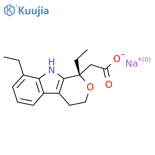 Etodolac sodium, (S)- structure
