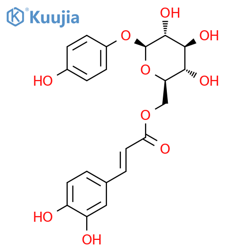 6-O-Caffeoylarbutin structure