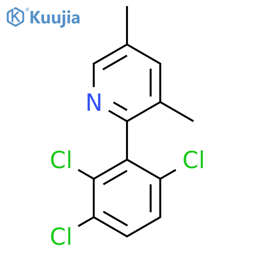 3,5-Dimethyl-2-(2,3,6-trichlorophenyl)pyridine structure