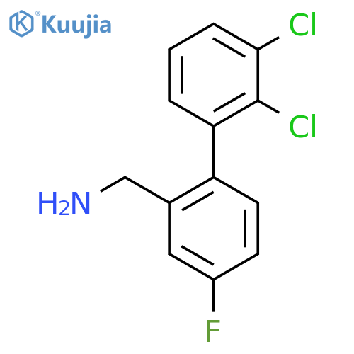 C-(2',3'-Dichloro-4-fluoro-biphenyl-2-yl)-methylamine structure