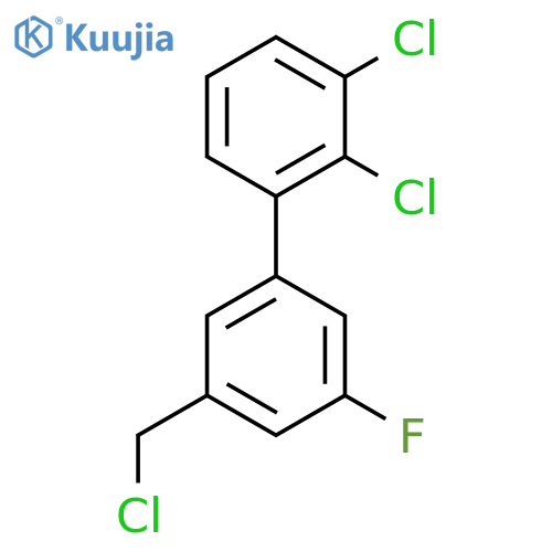 3'-Chloromethyl-2,3-dichloro-5'-fluoro-biphenyl structure