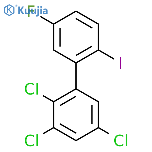 5'-Fluoro-2'-iodo-2,3,5-trichlorobiphenyl structure