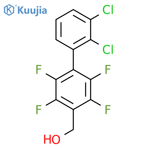 (2',3'-Dichloro-2,3,5,6-tetrafluoro-biphenyl-4-yl)-methanol structure