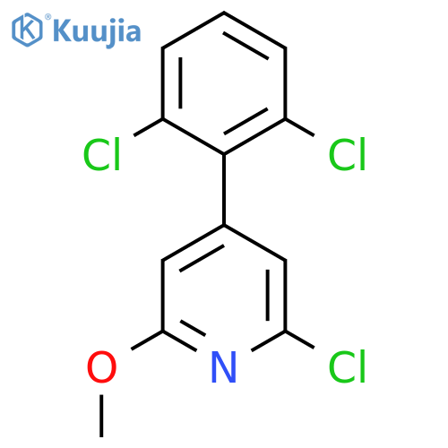 2-Chloro-4-(2,6-dichlorophenyl)-6-methoxypyridine structure