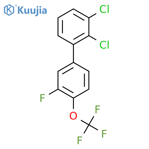 2,3-Dichloro-3'-fluoro-4'-trifluoromethoxy-biphenyl structure