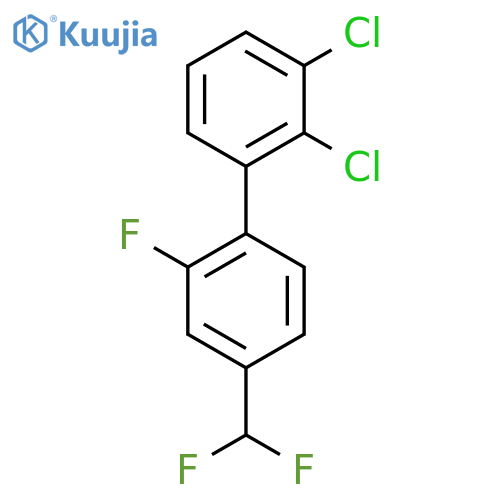 2,3-Dichloro-4'-difluoromethyl-2'-fluoro-biphenyl structure