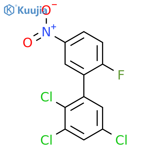 2'-Fluoro-5'-nitro-2,3,5-trichlorobiphenyl structure