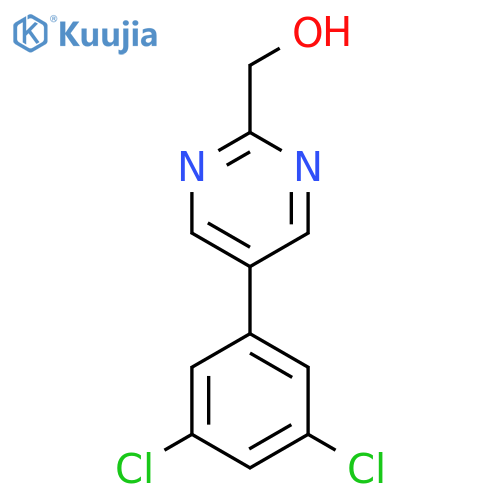5-(3,5-Dichlorophenyl)pyrimidine-2-methanol structure