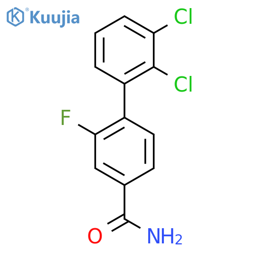 2',3'-Dichloro-2-fluoro-biphenyl-4-carboxylic acid amide structure