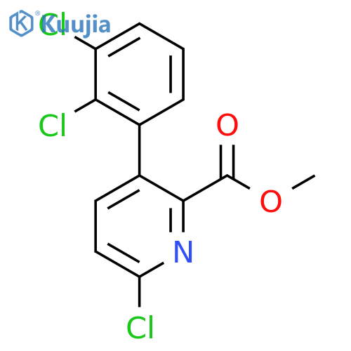 Methyl 6-chloro-3-(2,3-dichlorophenyl)picolinate structure