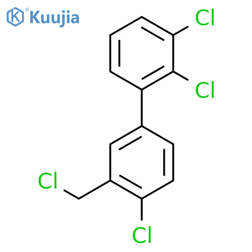4'-Chloro-3'-chloromethyl-2,3-dichloro-biphenyl structure