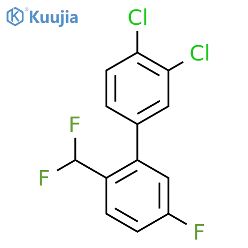 3,4-Dichloro-2'-difluoromethyl-5'-fluoro-biphenyl structure