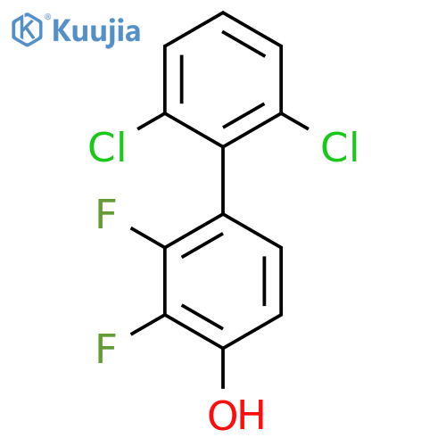 2',6'-Dichloro-2,3-difluoro-biphenyl-4-ol structure