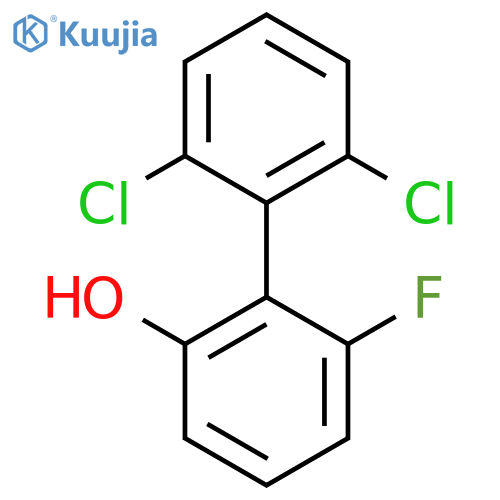 2',6'-Dichloro-6-fluoro-biphenyl-2-ol structure