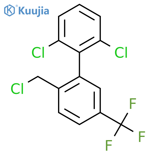 2'-Chloromethyl-2,6-dichloro-5'-trifluoromethyl-biphenyl structure