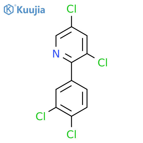 3,5-Dichloro-2-(3,4-dichlorophenyl)pyridine structure
