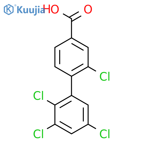 2,2',3',5'-Tetrachlorobiphenyl-4-carboxylic acid structure
