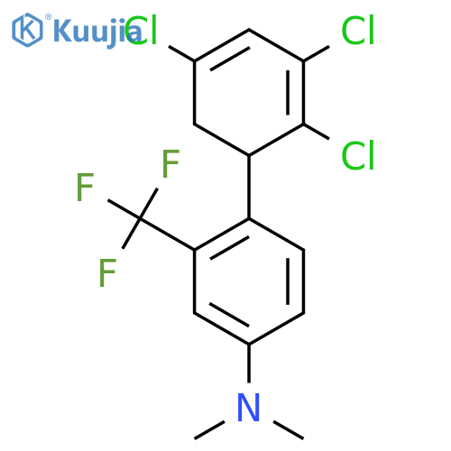 Dimethyl-[4-(2,3,5-trichlorocyclohexa-2,4-dienyl)-3-trifluoromethyl-phenyl]-amine structure