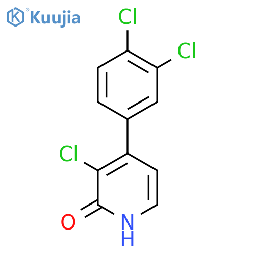 3-Chloro-4-(3,4-dichlorophenyl)-2-hydroxypyridine structure