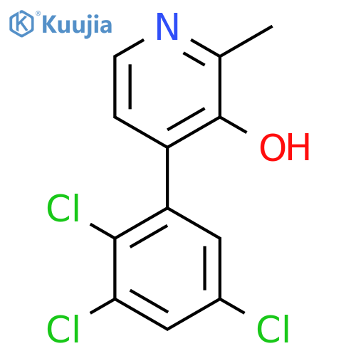 3-Hydroxy-2-methyl-4-(2,3,5-trichlorophenyl)pyridine structure