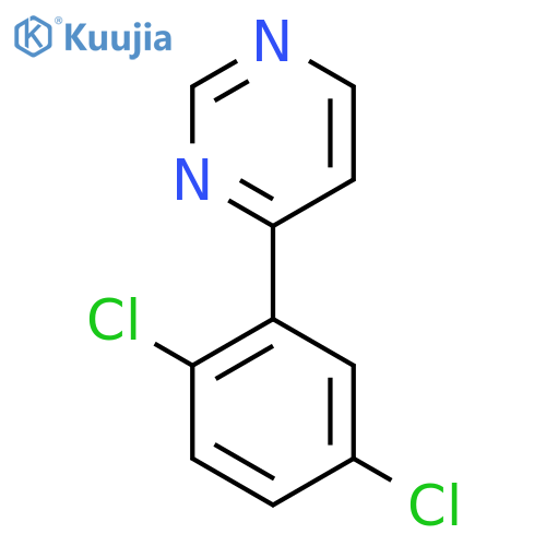 4-(2,5-Dichlorophenyl)pyrimidine structure