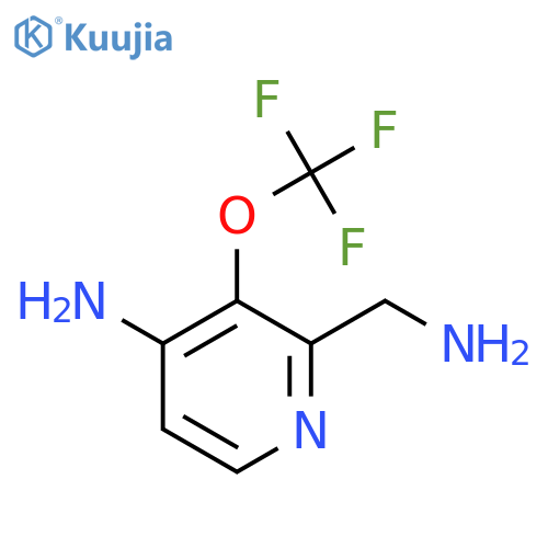 4-Amino-2-(aminomethyl)-3-(trifluoromethoxy)pyridine structure